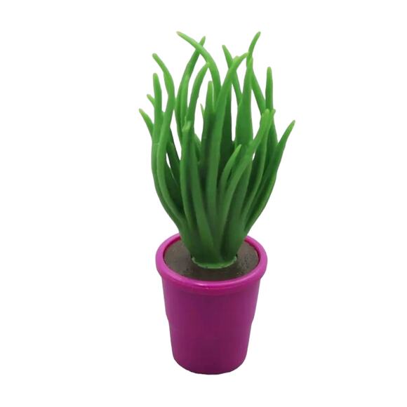 NEW American Girl Doll Blaire Flower Garden Chive Plant + Pink POT 2PC Accessory - Picture 5 of 5